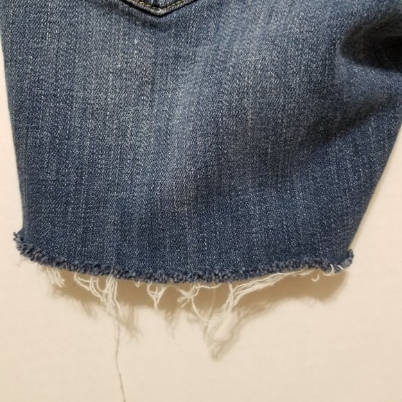 Lucky Brand shorts 2/26 Sweet Straight DIY cutoff frayed hem denim jean distress - Picture 11 of 15
